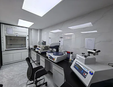Laboratoire de la société de Shanghai · Préparation des échantillons