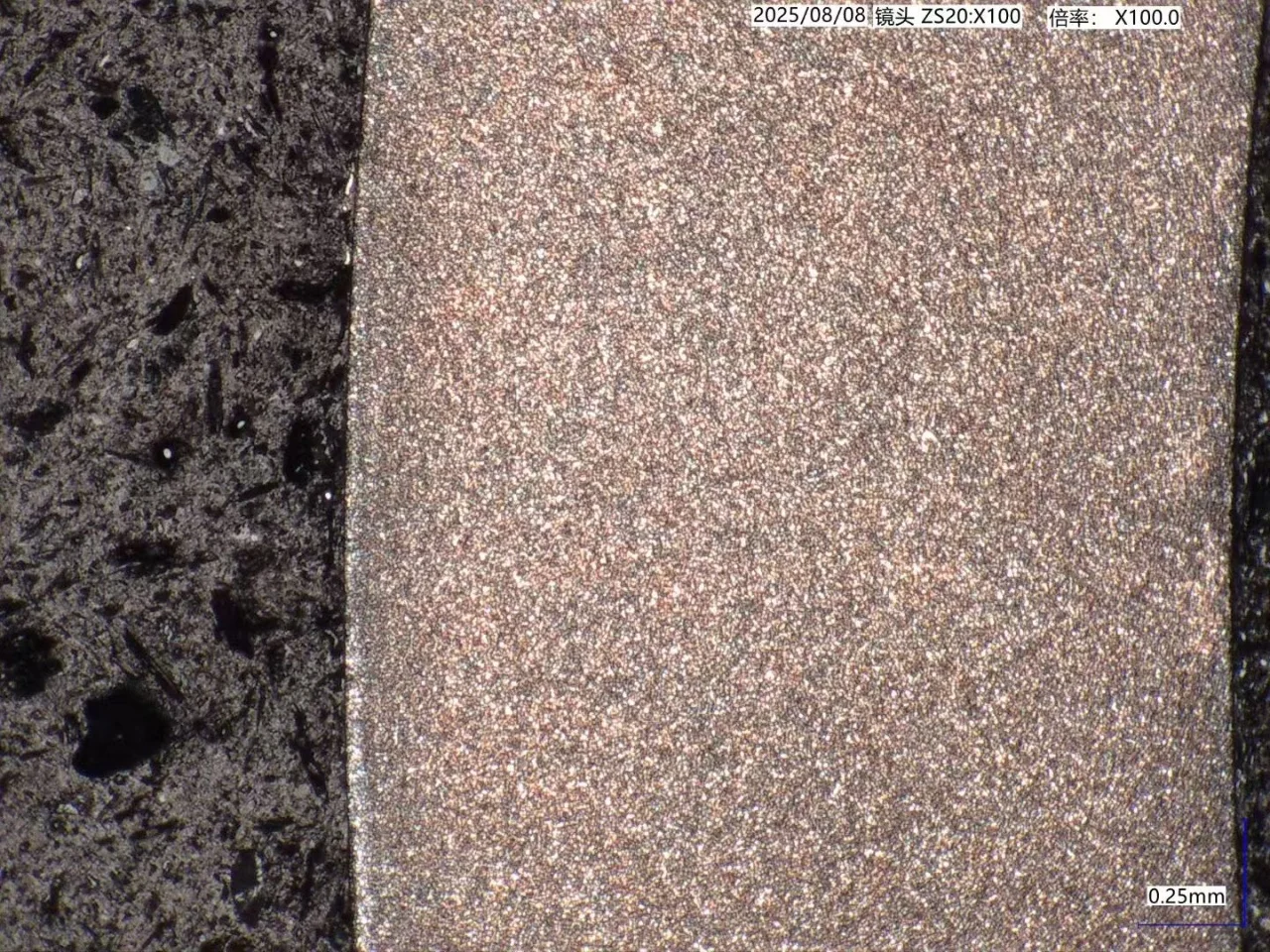 Observation de la microstructure du matériau