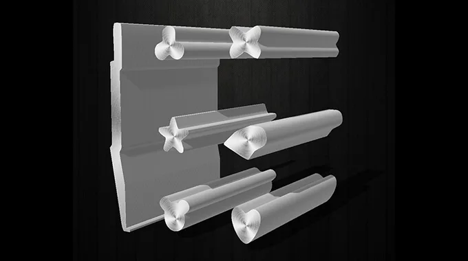 Décoration de guidon en fil profilé sur mesure product image